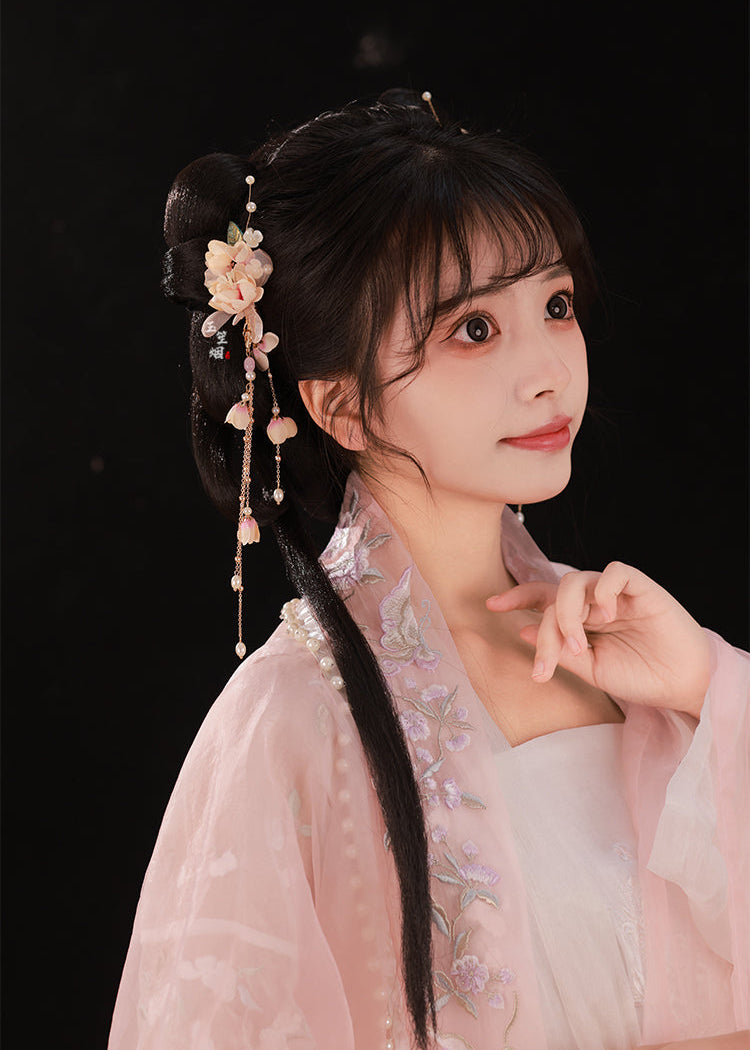 Serene Orchid | 2-Piece Flower Hairclips (幽兰)