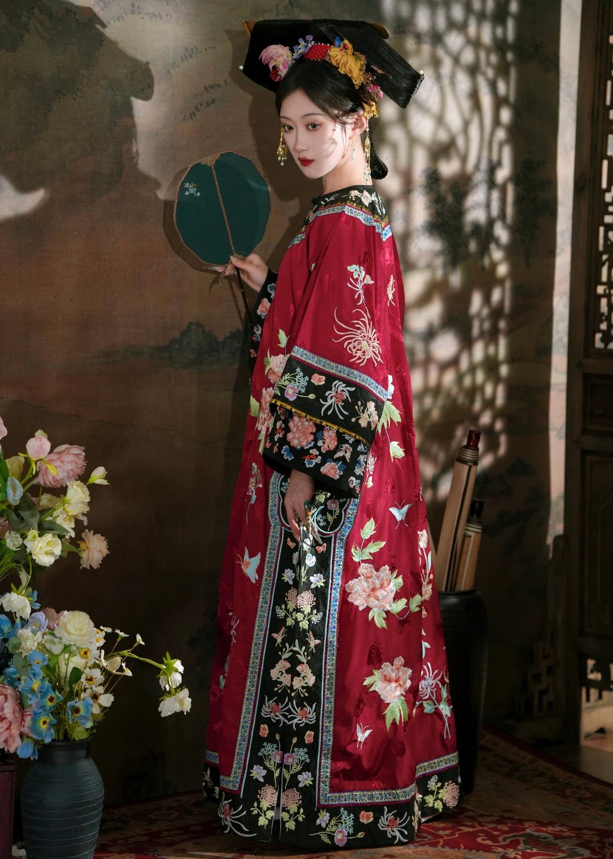 Sister Mei | Qing Manchu-style Embroidered Robe (眉姐姐)