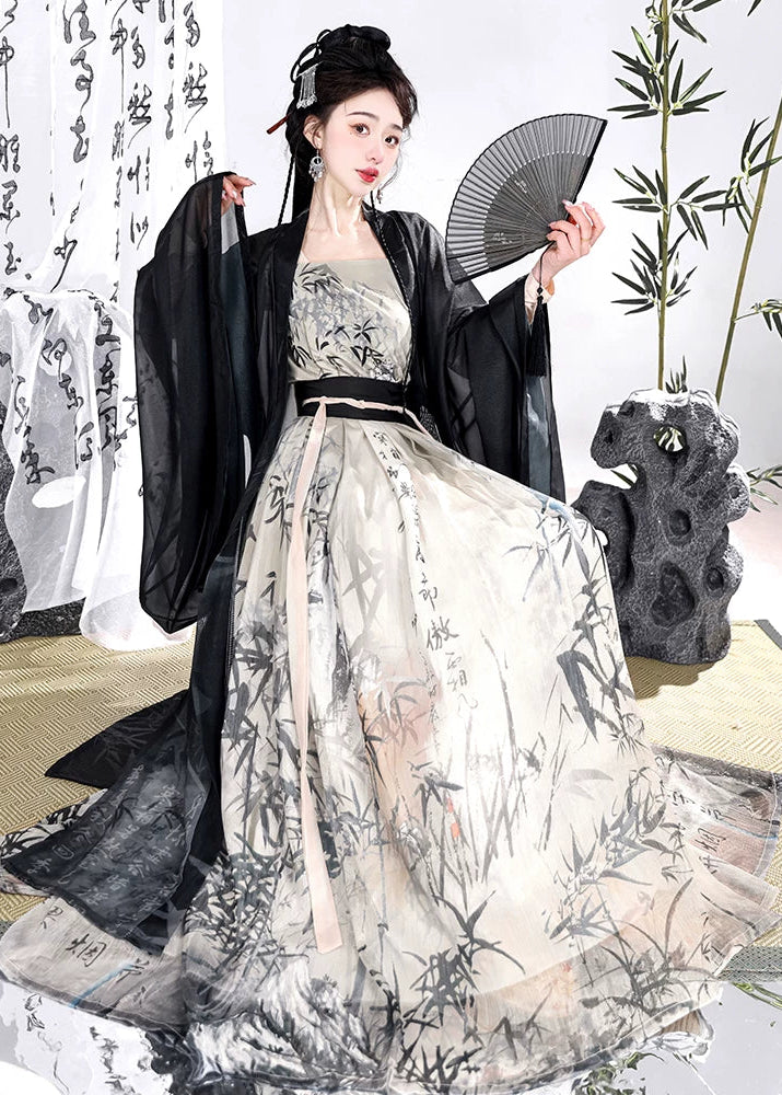 Ink Bamboo | Modern 3-Piece Set (云寄锦书)