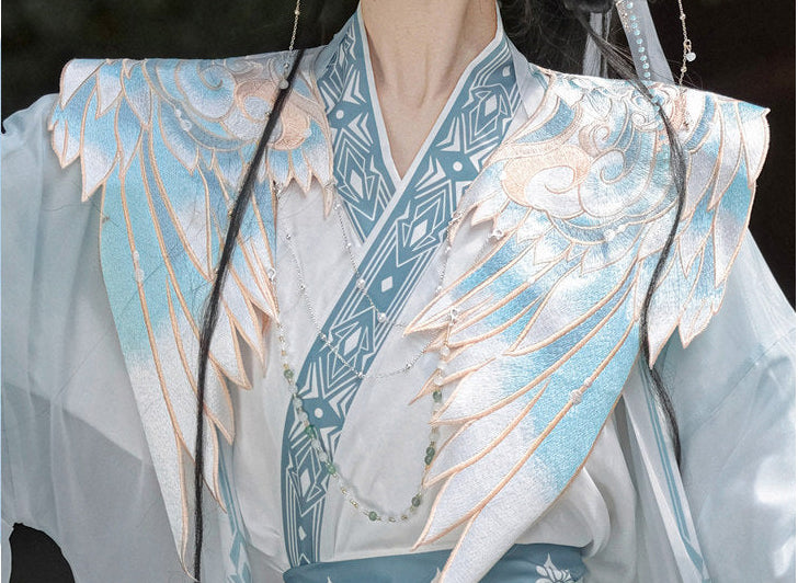 Azure Sky | 4-Piece Unisex Couple Plus Hanfu (碧落)