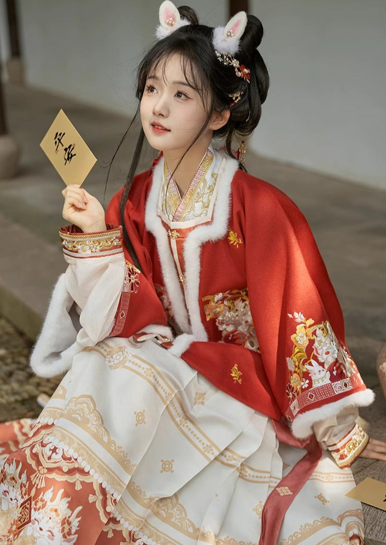 Lucky Dragon | 3-Pieces 2024 New Year Ming Hanfu (祥龙纳福)