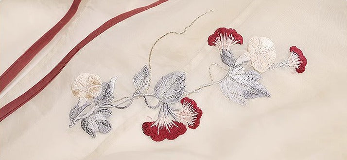 Morning Glory | Conjunto de falda Ma Mian de 3 piezas (朝颜)