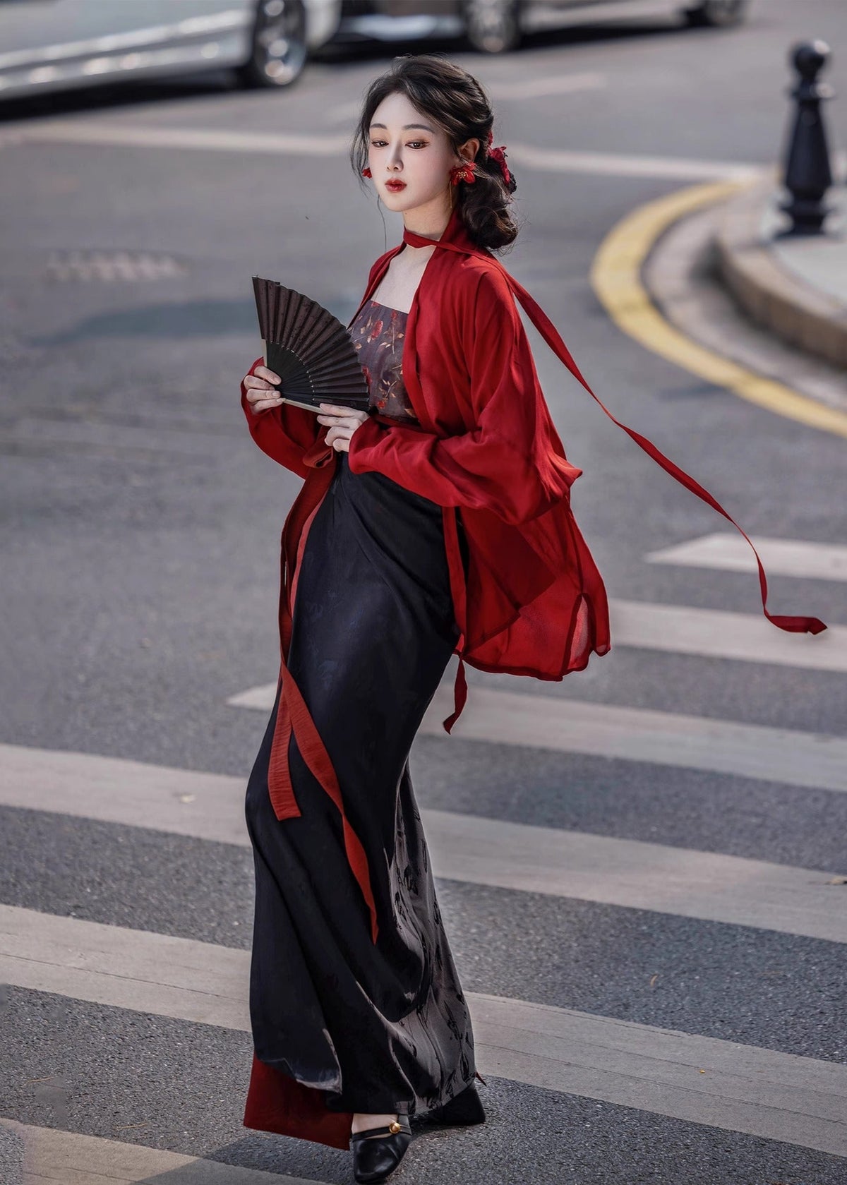 Twilight Rose | 3-Piece Hanfu (玫瑰夜语)