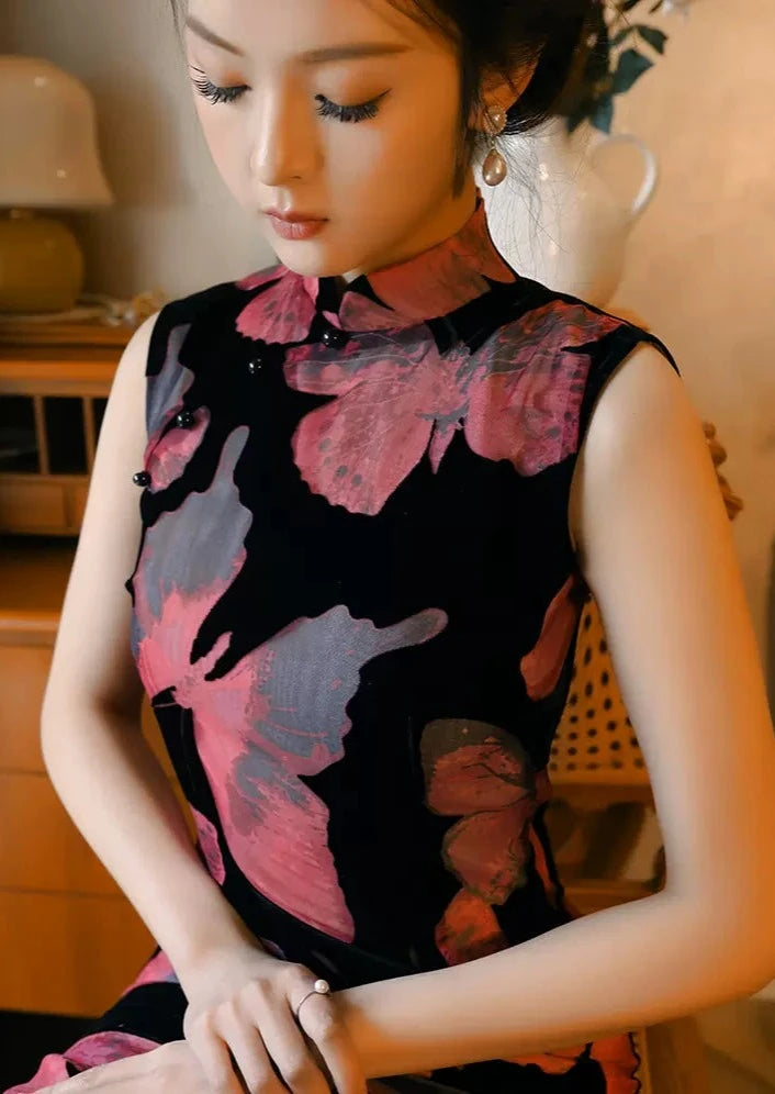 Forever young | Velvet Qipao Dress (芳华)