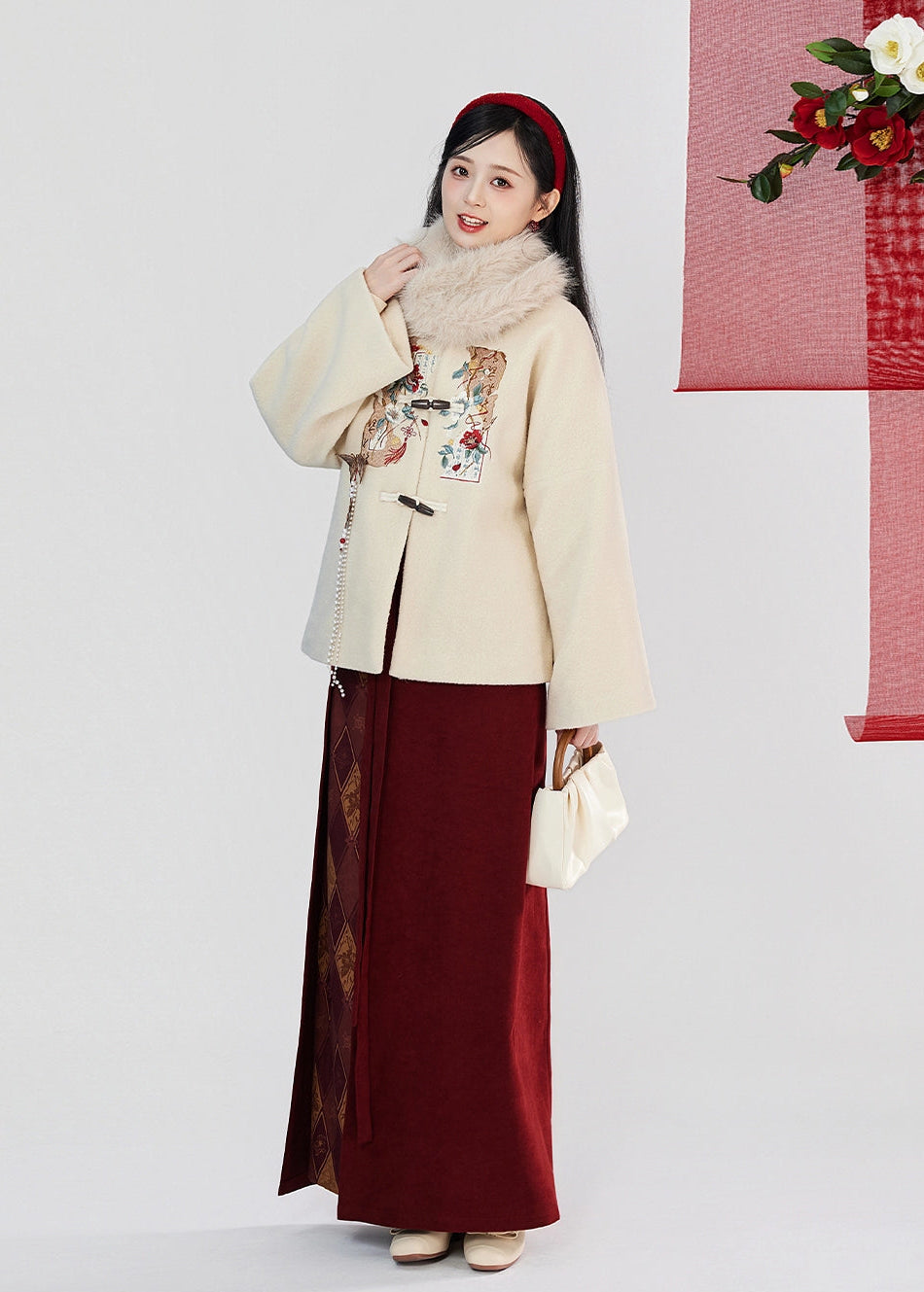 Farewell Harmony | Modern 2026 New Year 3-Piece Set (辞岁景和)