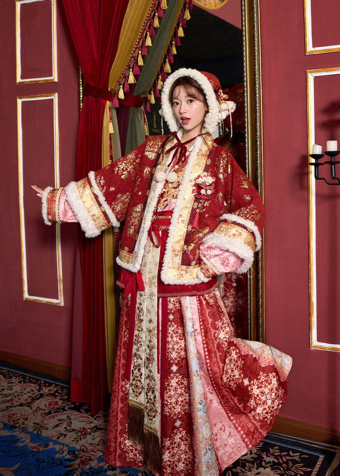 Serpiente espiritual | 4 piezas 2025 Año Nuevo Ming Hanfu (灵蛇守岁)
