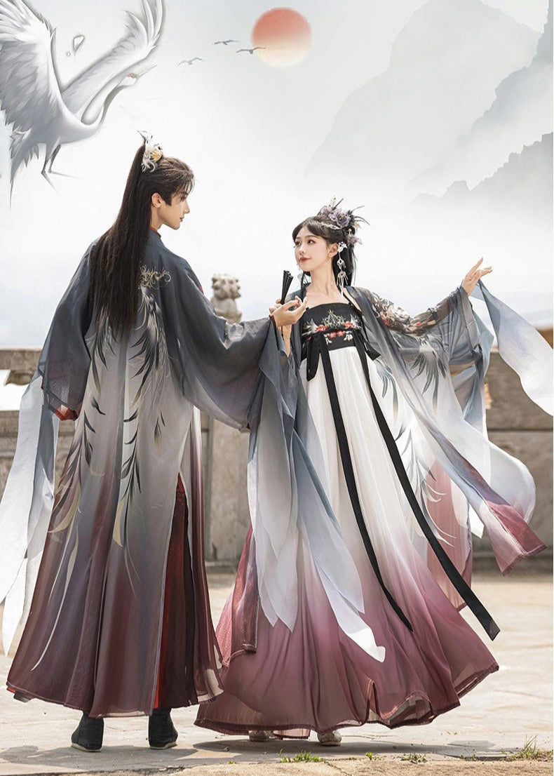 Mystic Bird | 2-Piece Plus Couple Hanfu (玄鸟)