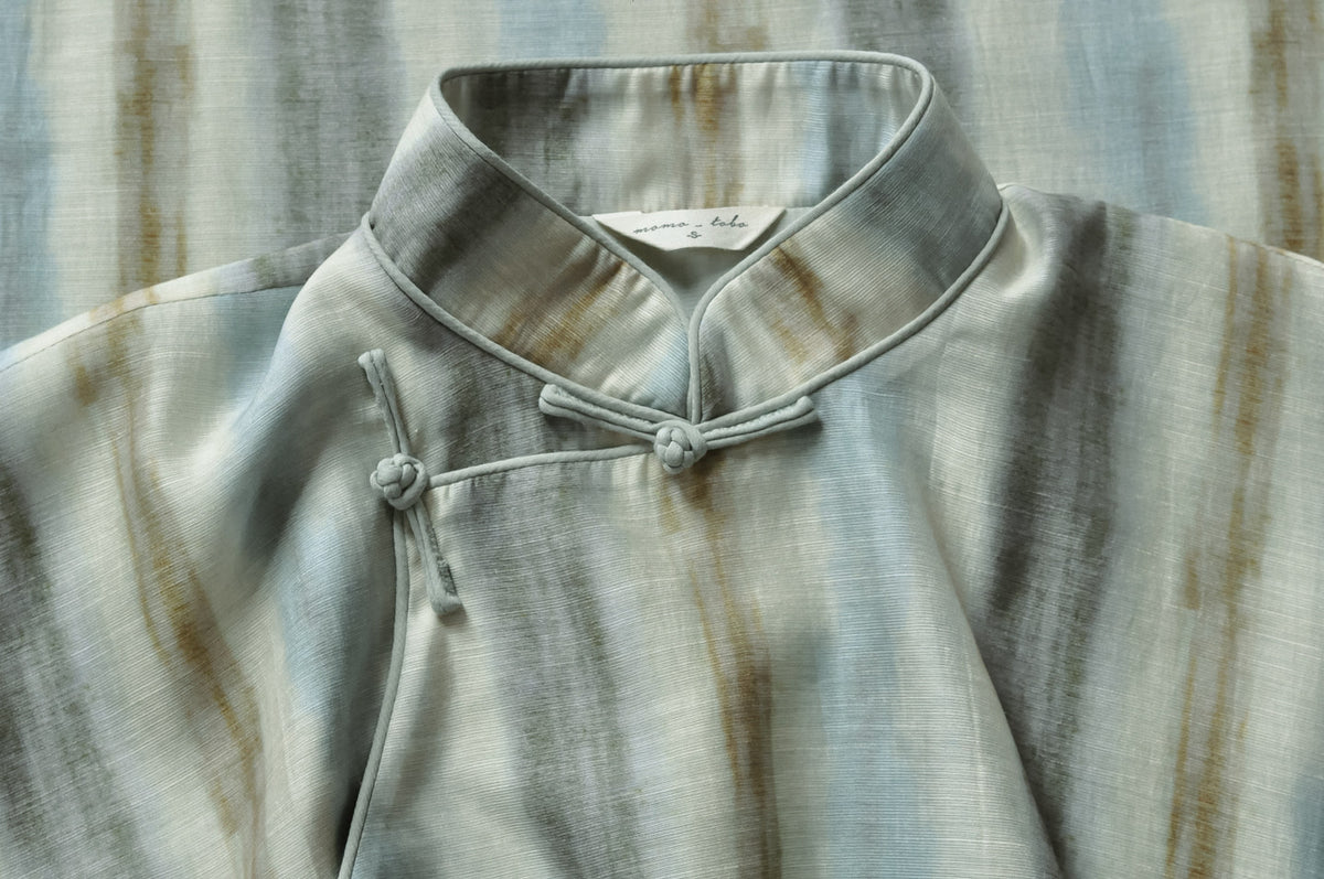 Azure Inkstone | 1930s Hong Kong Style Qipao (南乡子)