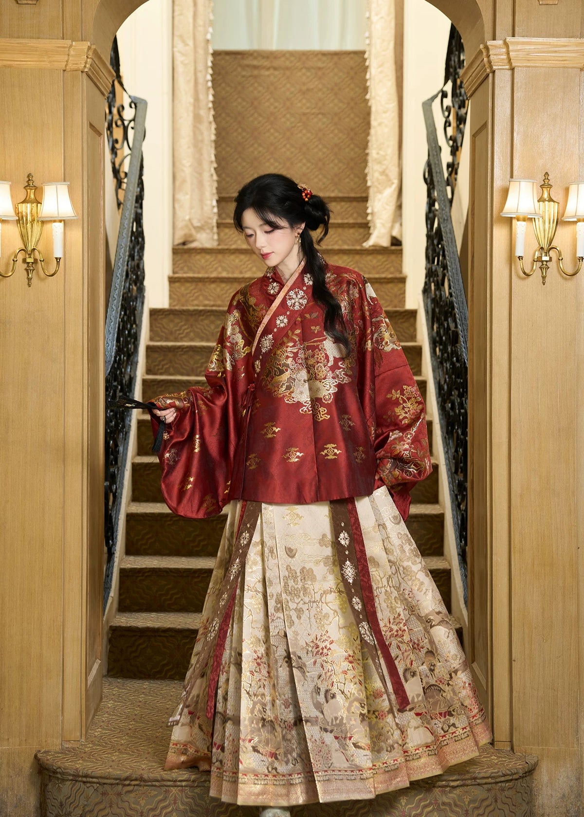 Serpiente espiritual | 4 piezas 2025 Año Nuevo Ming Hanfu (灵蛇守岁)