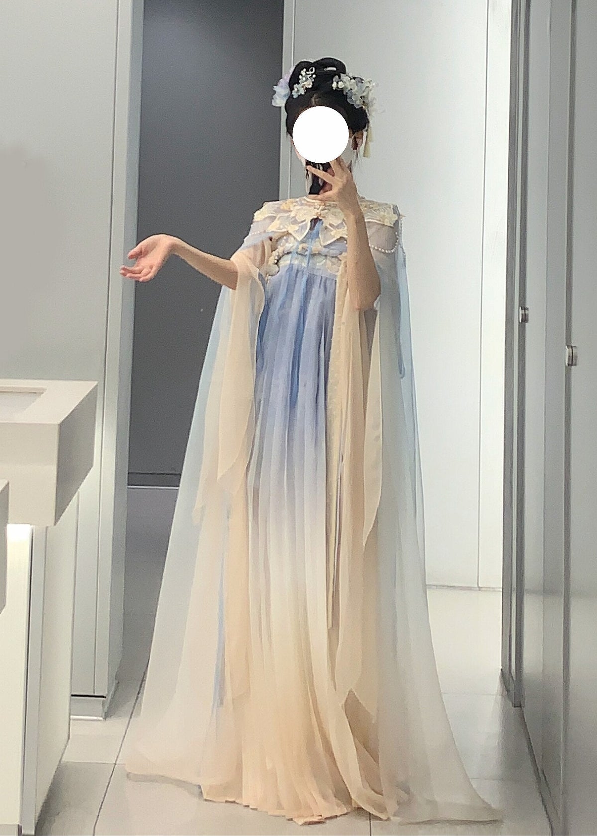 Moonlight | 5-Piece Embroidered Plus Hanfu (皎月)