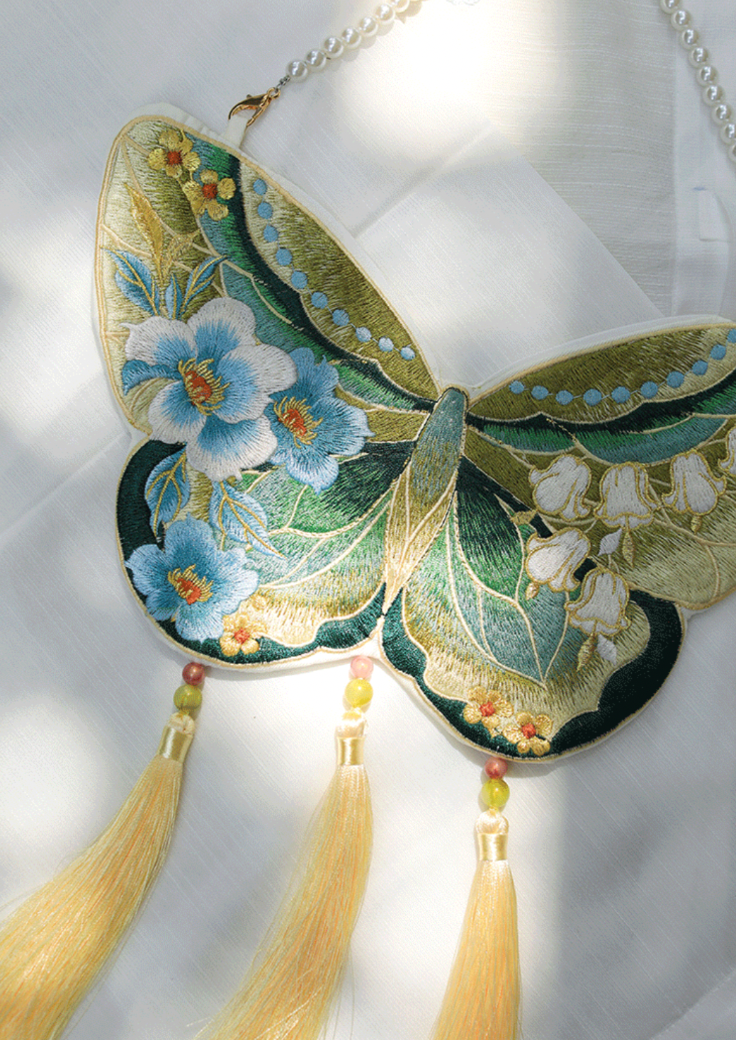 Butterfly | Double-Sided Embroidered Purse