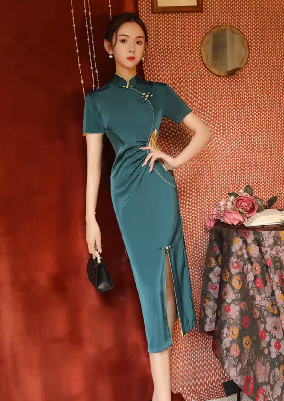 Red Temptation | 3 Colors Qipao Dress (红色诱惑)