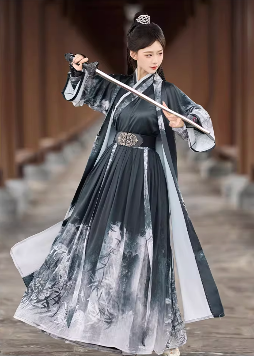 Seeking Serenity | Unisex 5-Piece Hanfu Set (寻幽)