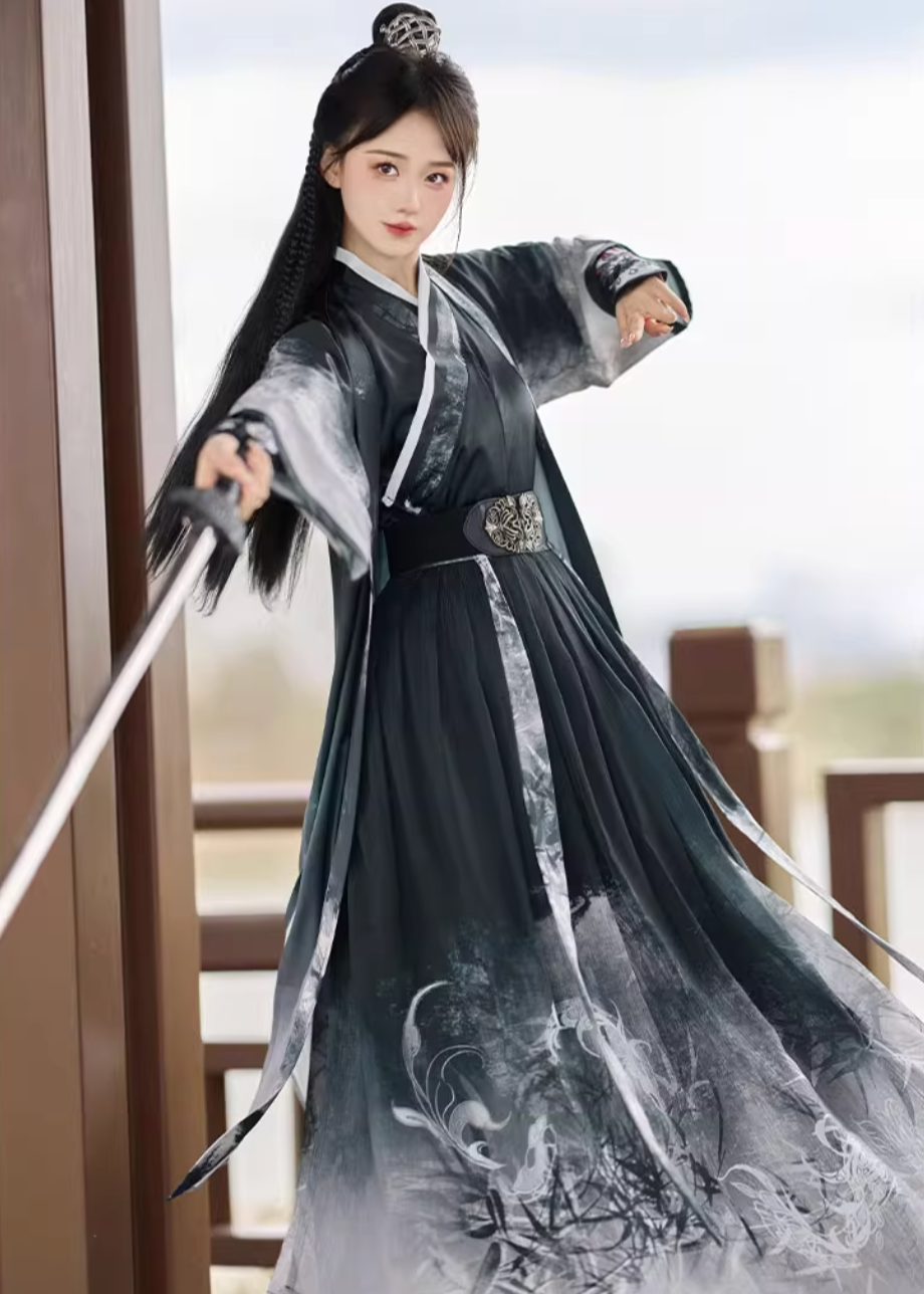 Seeking Serenity | Unisex 5-Piece Hanfu Set (寻幽)