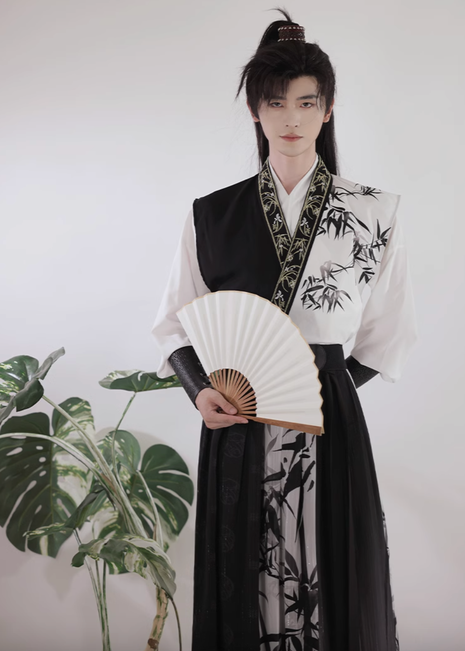 Bamboo Melody | Unisex 6-Piece Couple Hanfu (竹音)