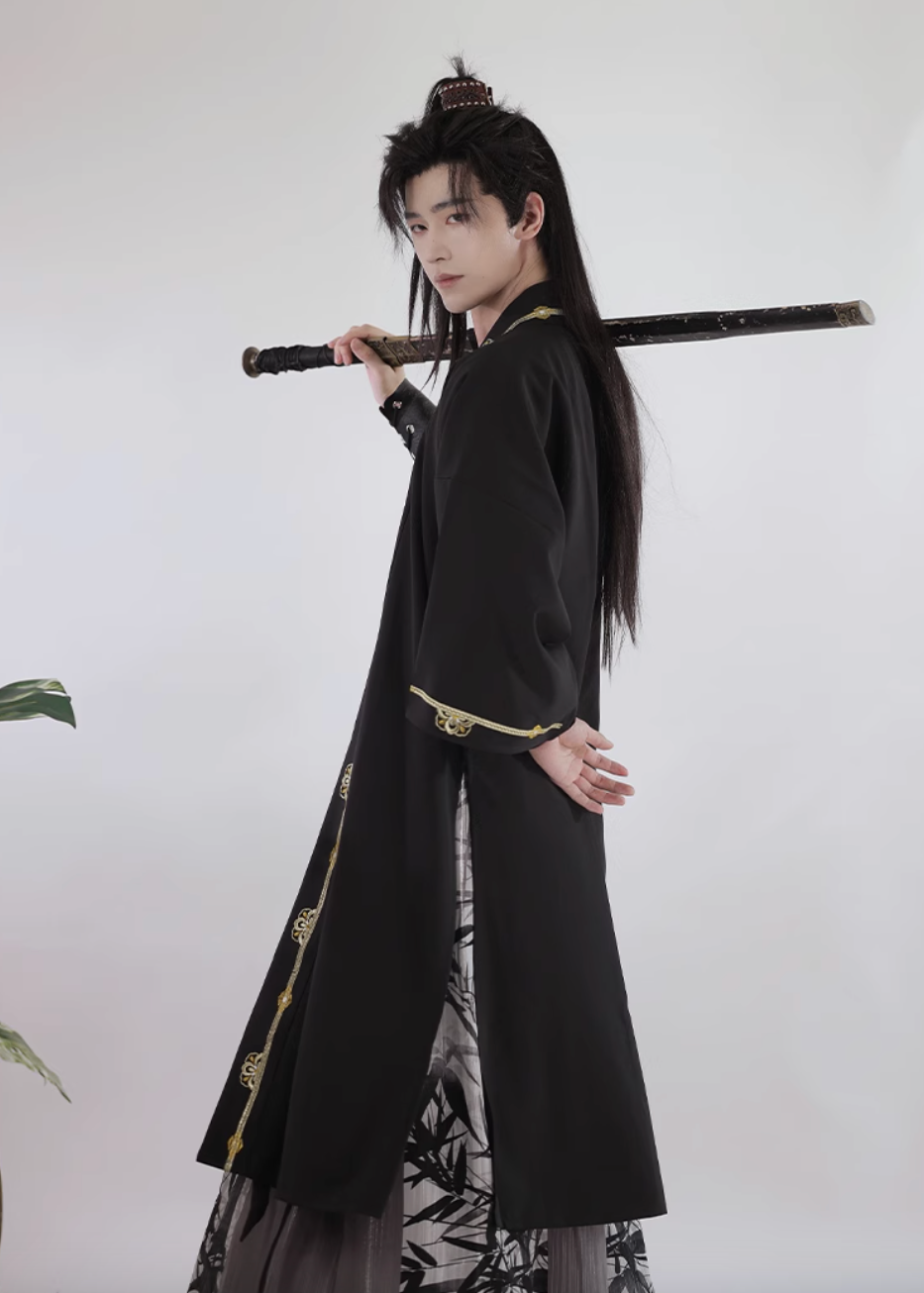 Bamboo Melody | Unisex 6-Piece Couple Hanfu (竹音)