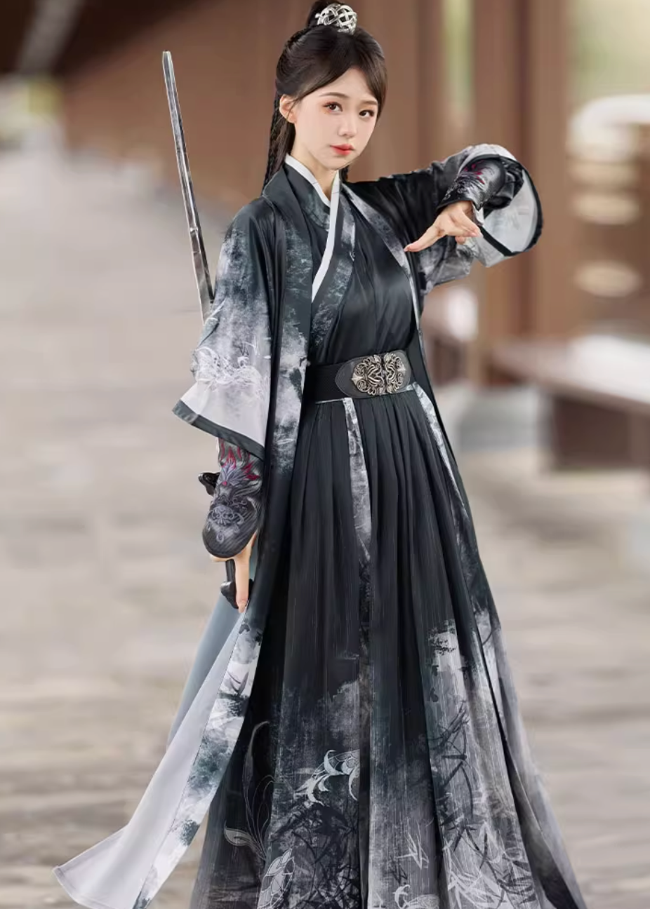 Seeking Serenity | Unisex 5-Piece Hanfu Set (寻幽)