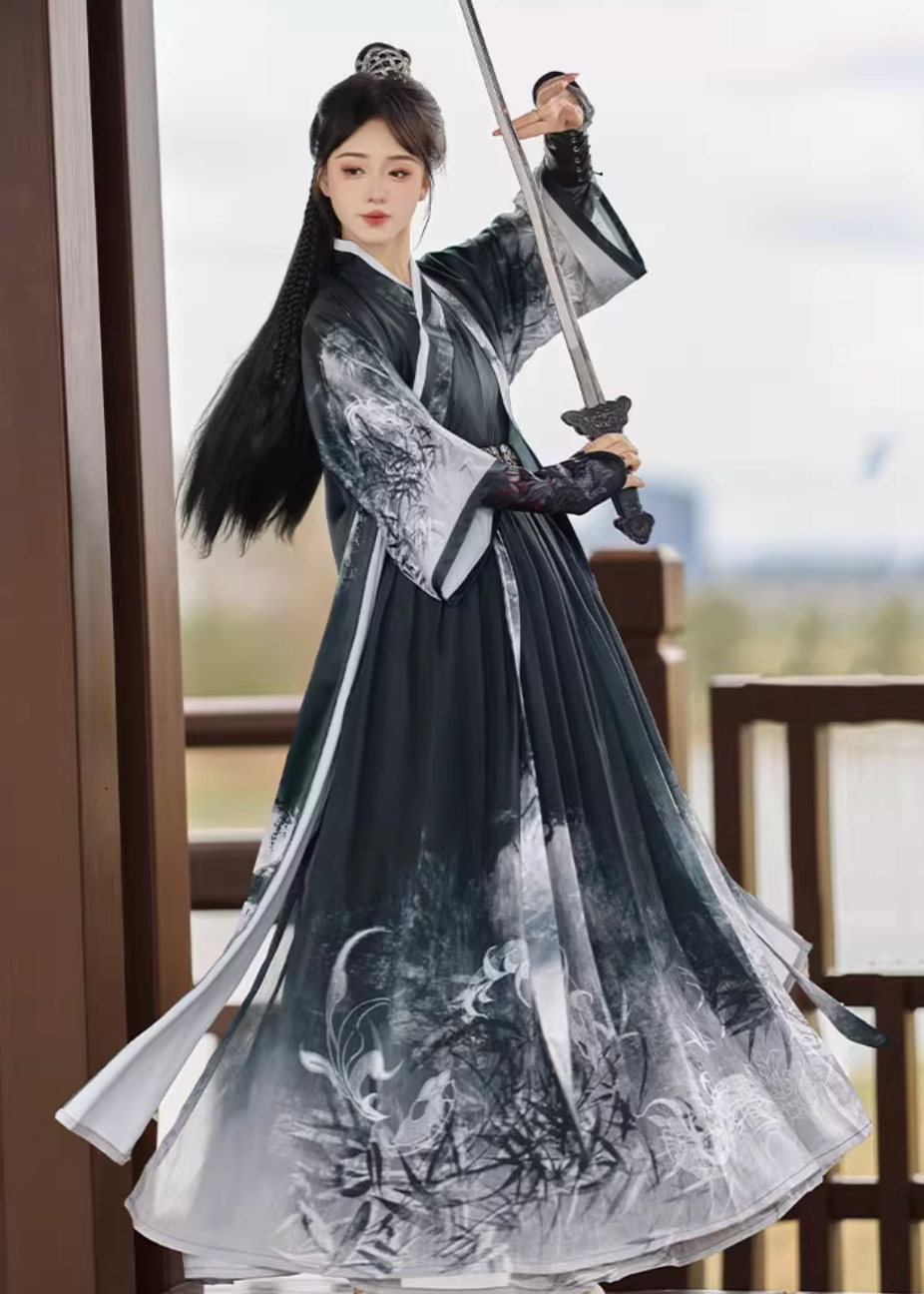Seeking Serenity | Unisex 5-Piece Hanfu Set (寻幽)