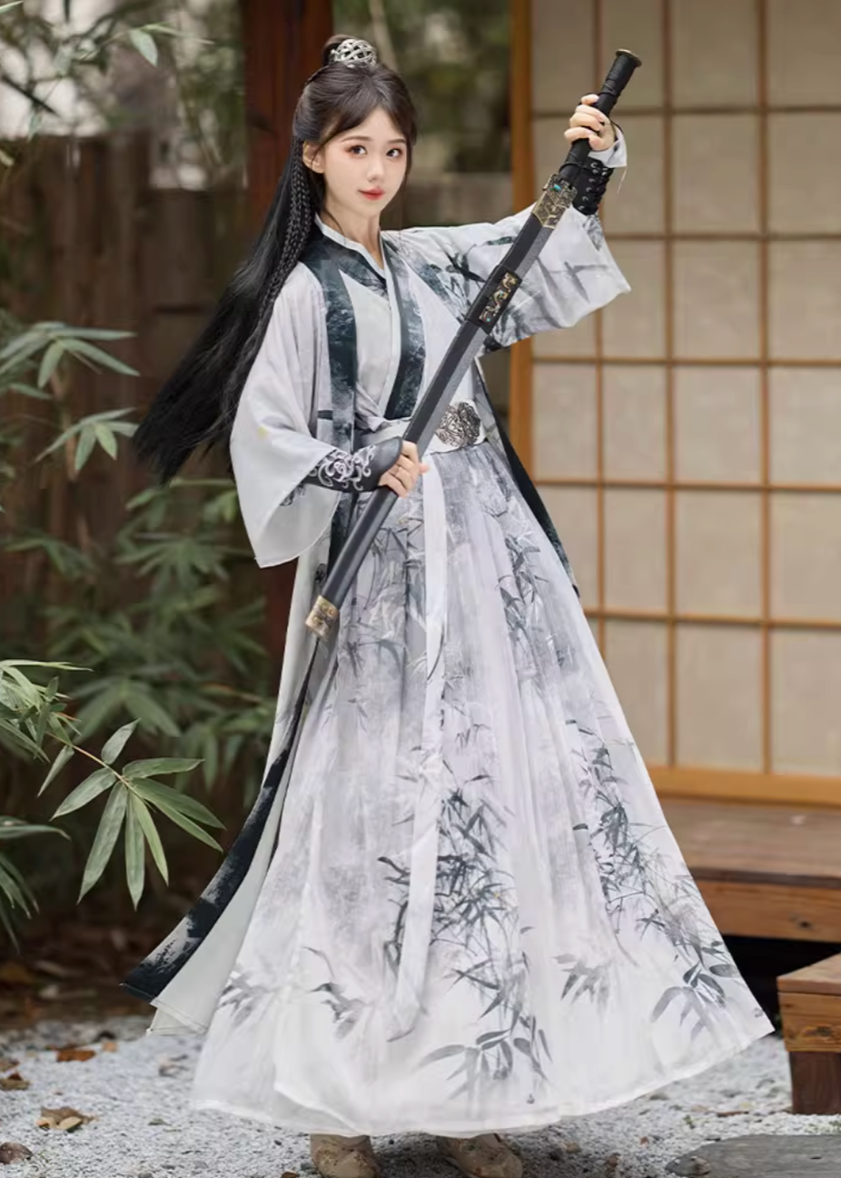 Seeking Serenity | Unisex 5-Piece Hanfu Set (寻幽)
