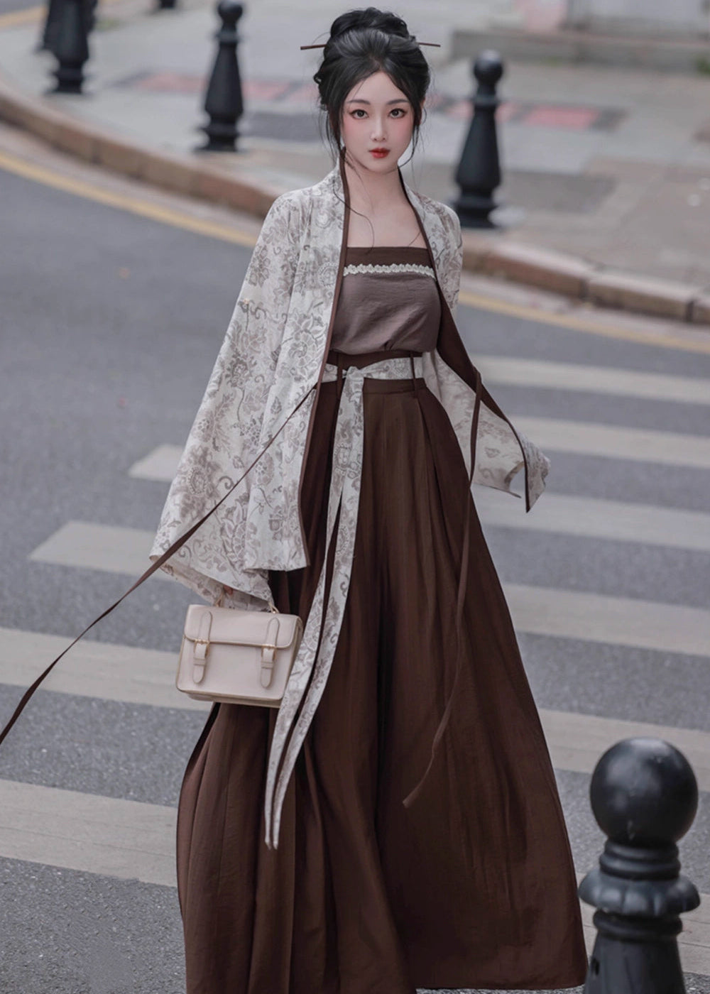 Fall Inkstone | Modern 4-Piece Pants Set (砚秋)