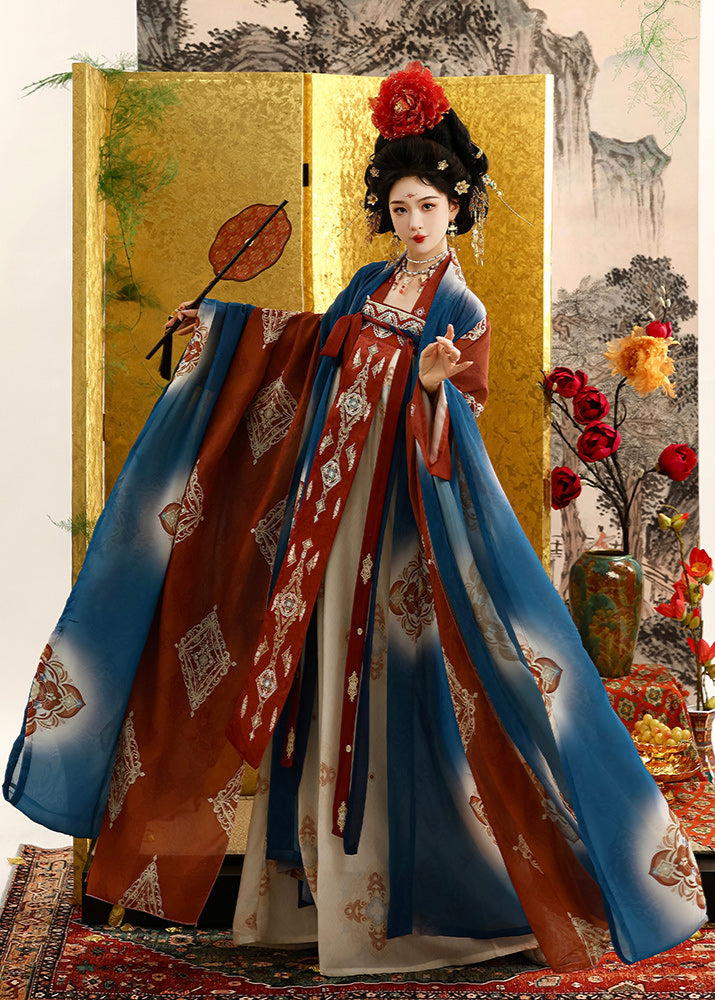 Blissful Tang | 3-Pieces Hanfu (极乐盛唐)
