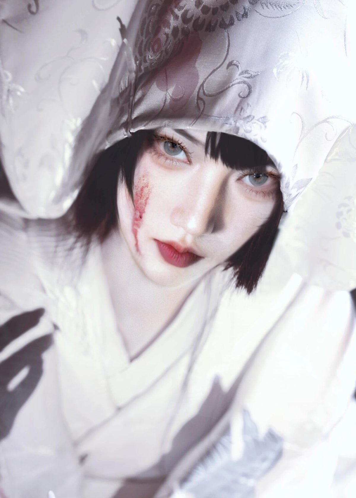 Shiromuku | 4-Piece SILENT HILL f Custom Asian Bridal Kimono (白无垢)