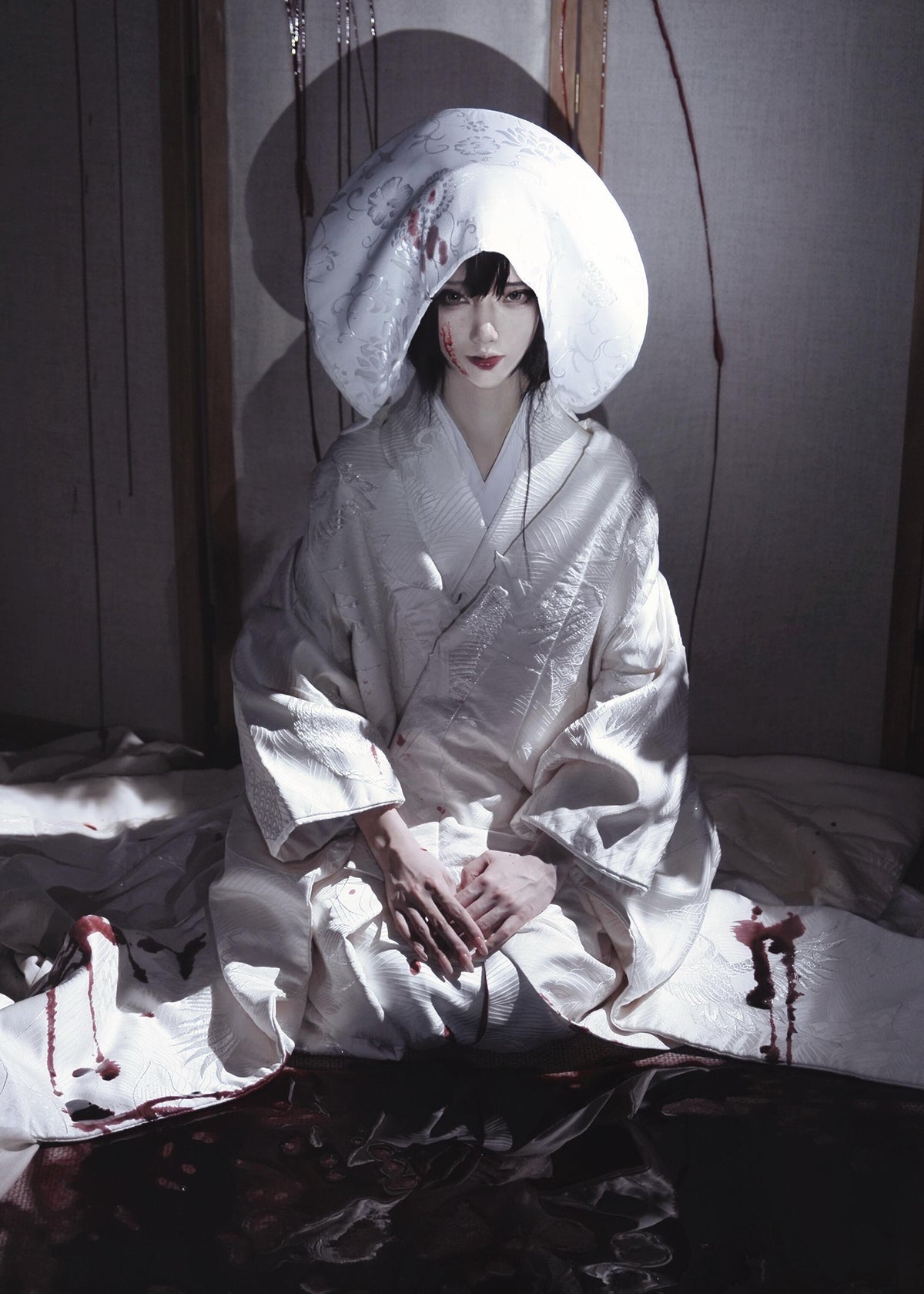 Shiromuku | 4-Piece SILENT HILL f Custom Asian Bridal Kimono (白无垢)