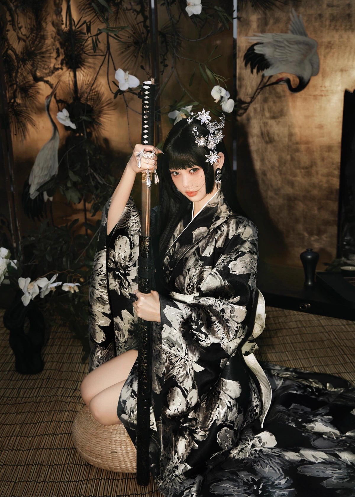 Nightfall | 2-Piece Custom Asian Kimono (夜幕)