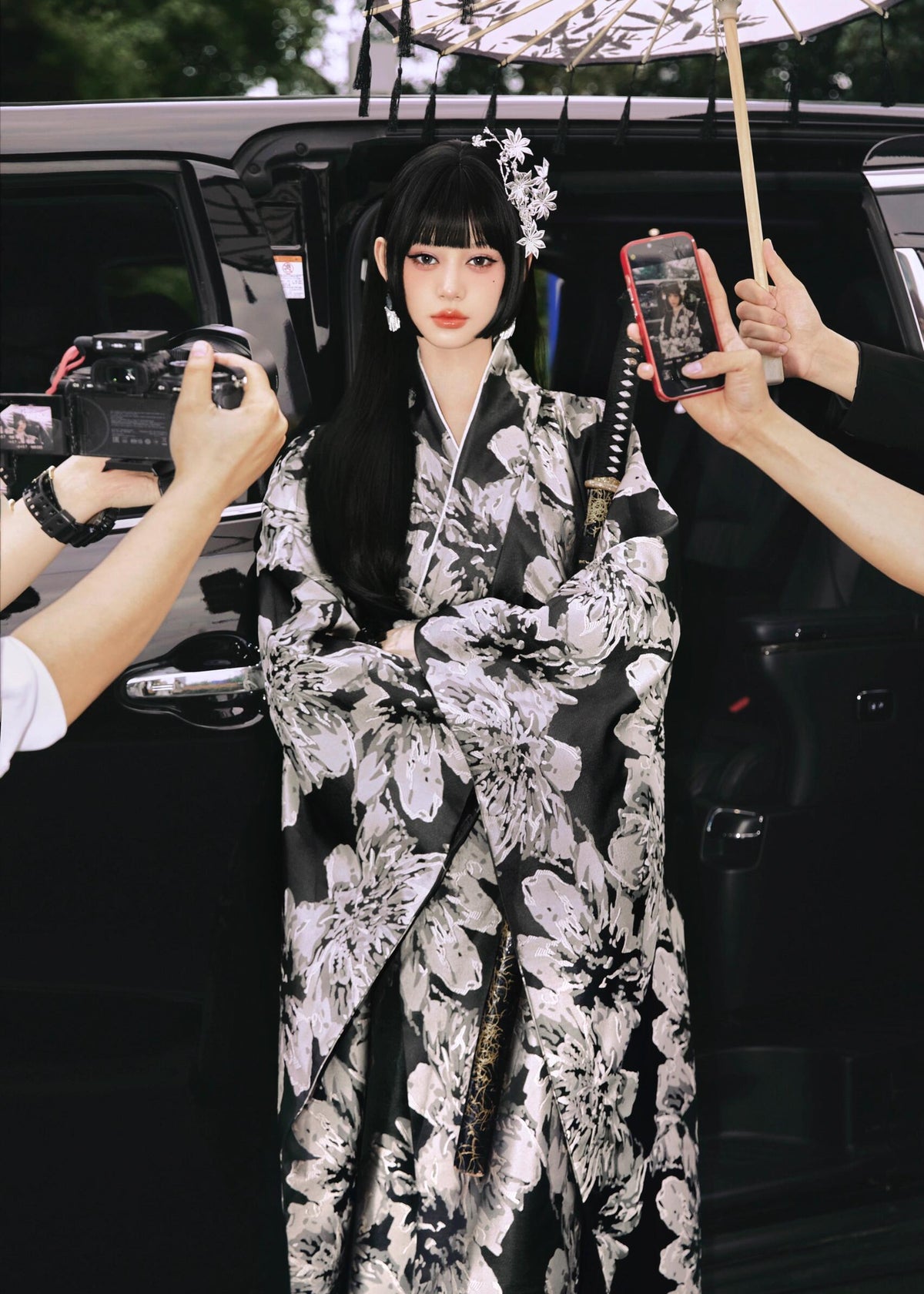 Nightfall | 2-Piece Custom Asian Kimono (夜幕)