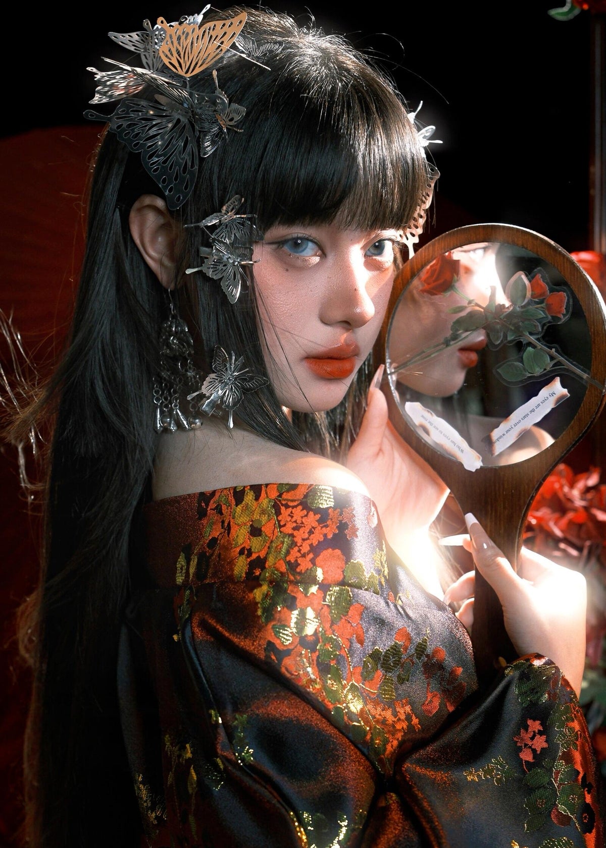 Flowers of Evil | 2-Piece Custom Asian Kimono (恶之花)