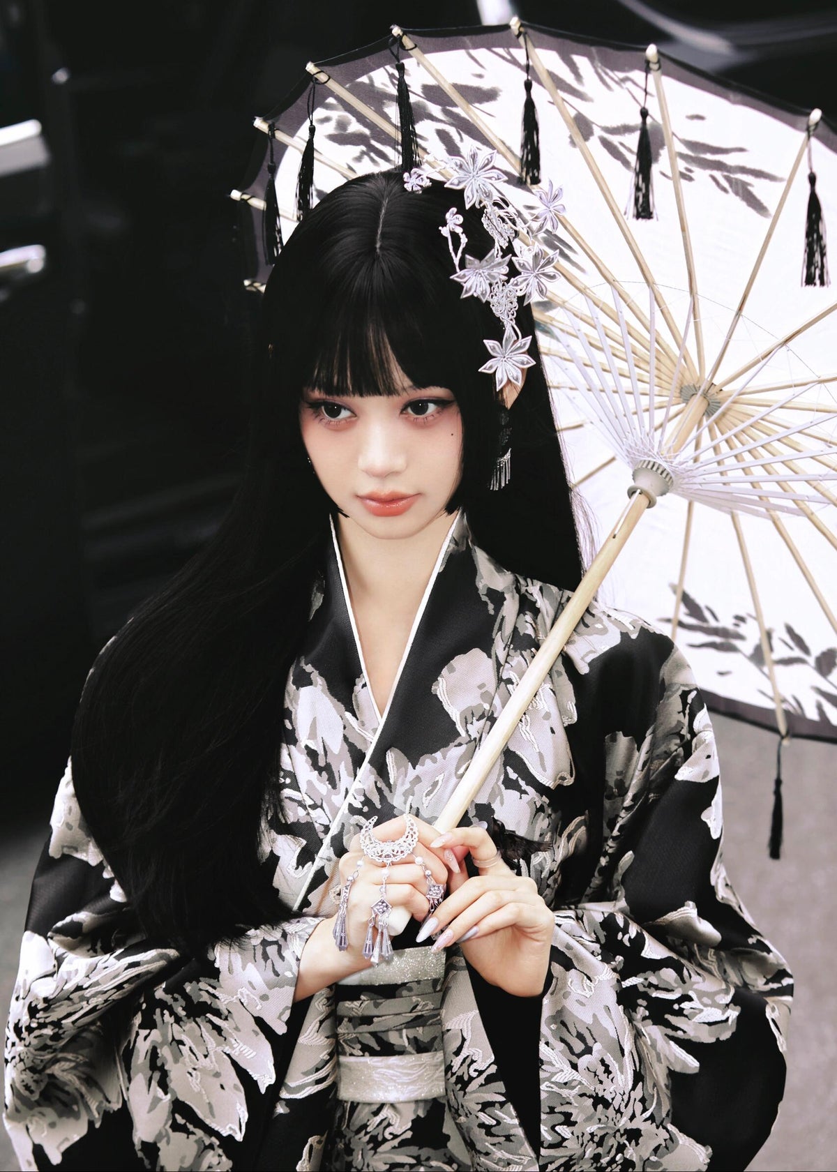 Nightfall | 2-Piece Custom Asian Kimono (夜幕)