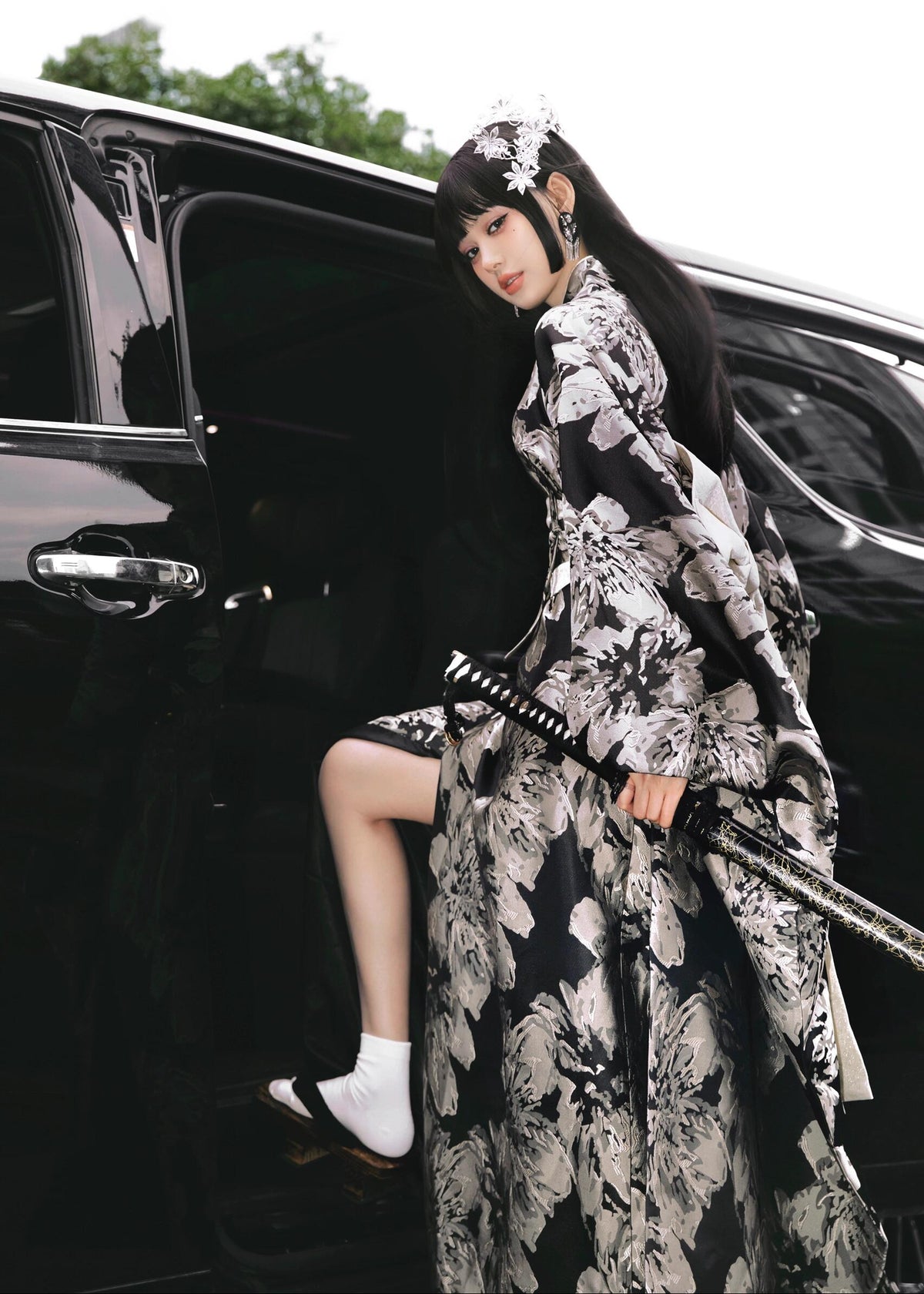 Nightfall | 2-Piece Custom Asian Kimono (夜幕)