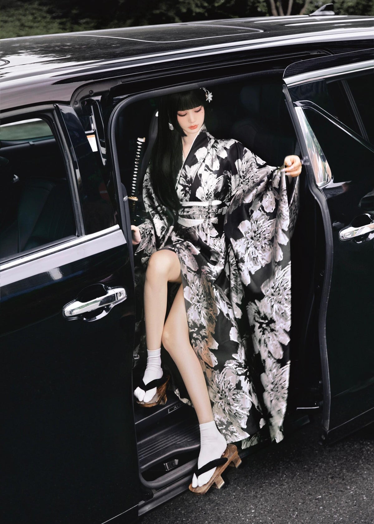 Nightfall | 2-Piece Custom Asian Kimono (夜幕)