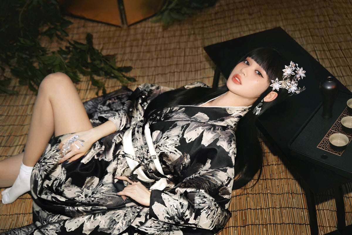 Nightfall | 2-Piece Custom Asian Kimono (夜幕)