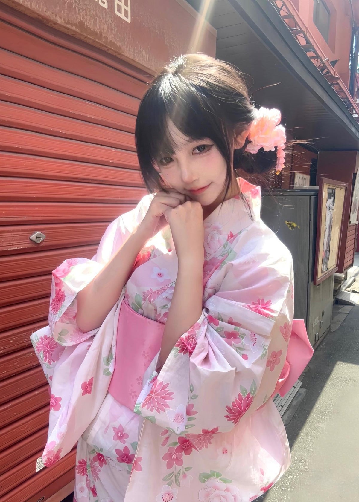Pink Sakura | 2-Piece Asian Kimono (粉樱)