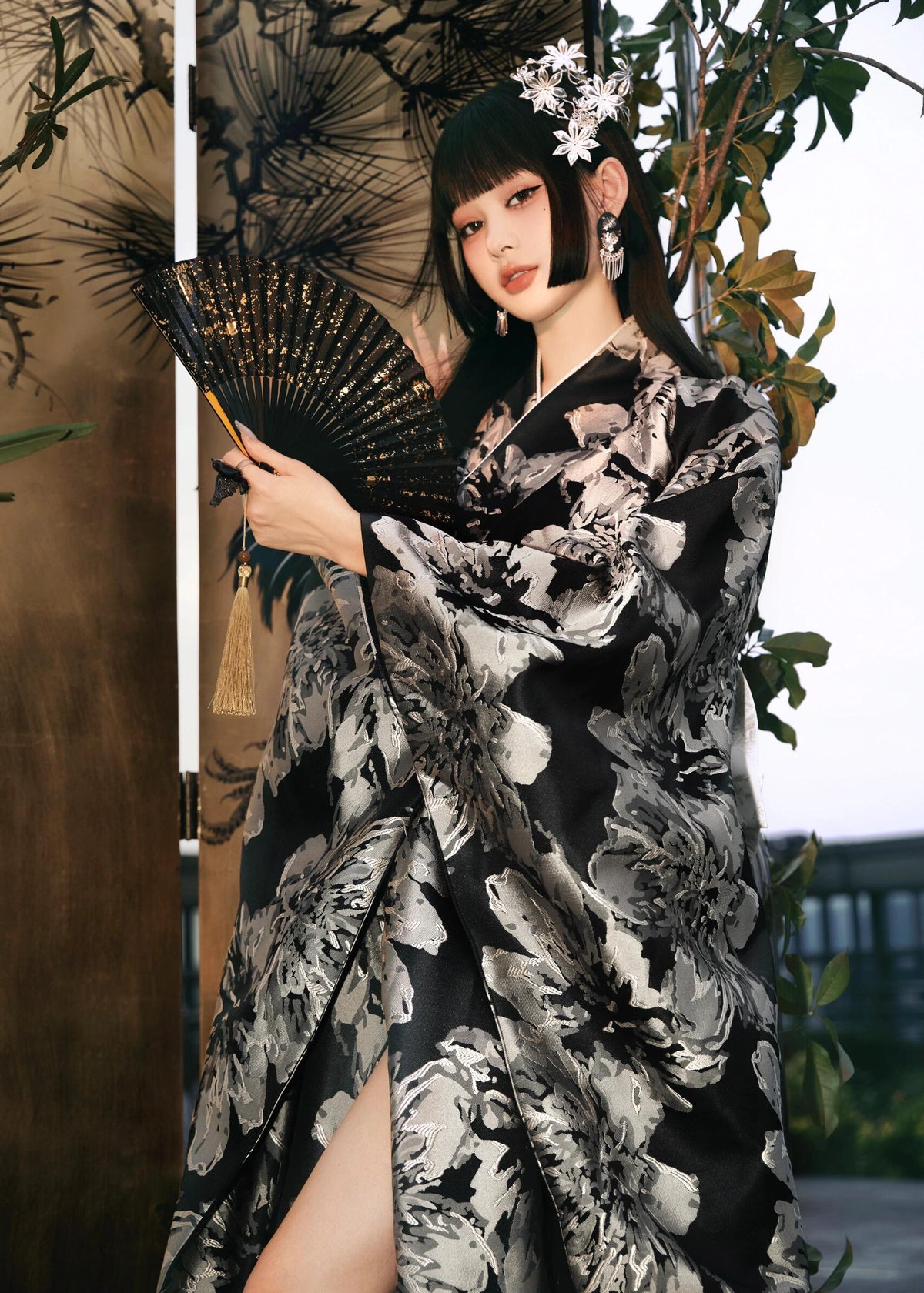 Nightfall | 2-Piece Custom Asian Kimono (夜幕)