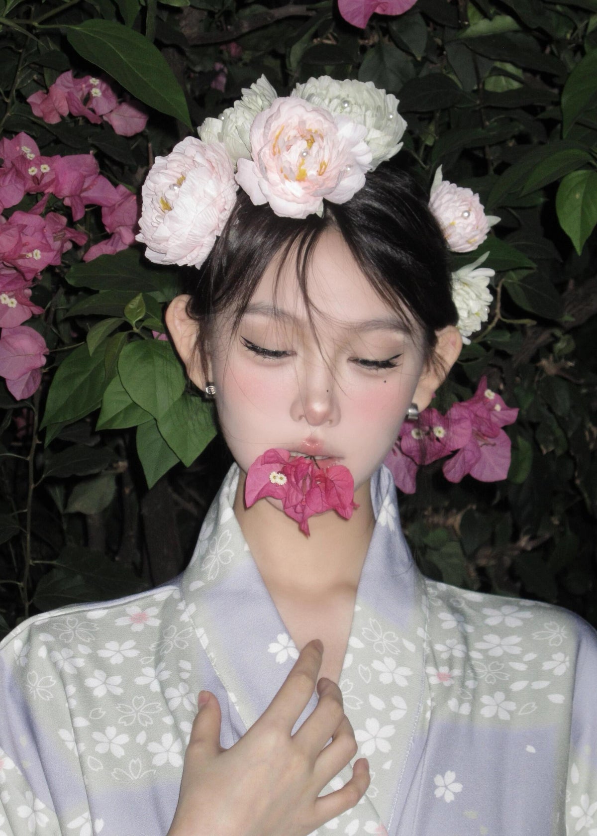 Violet Sakura | 2-Piece Asian Kimono (紫樱)