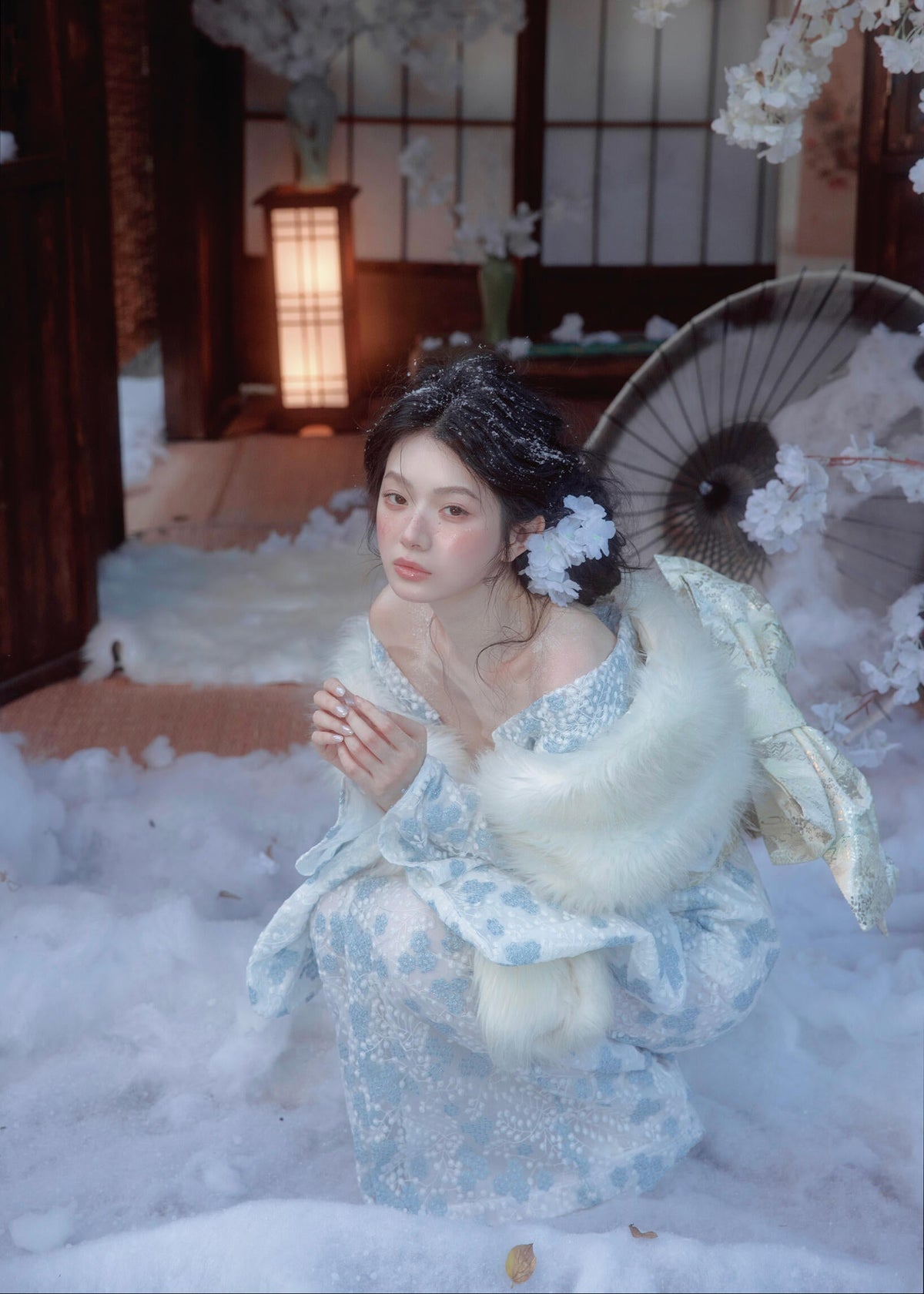 modern kimono dress for wedding TAMAO SHIGEMUNE x KAYA Modern Kimono Dress BK HATO