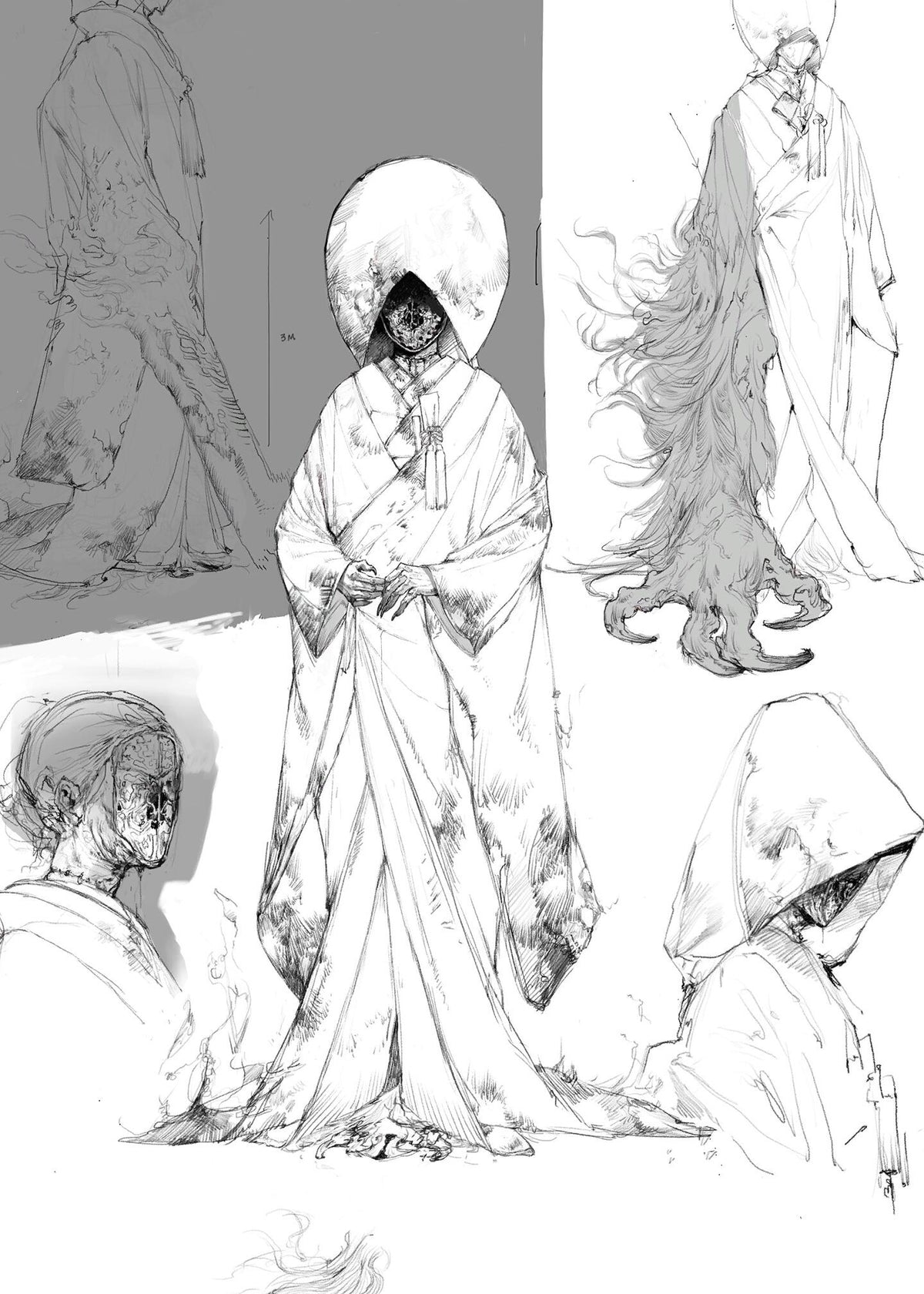 Shiromuku | 4-Piece SILENT HILL f Custom Asian Bridal Kimono (白无垢)