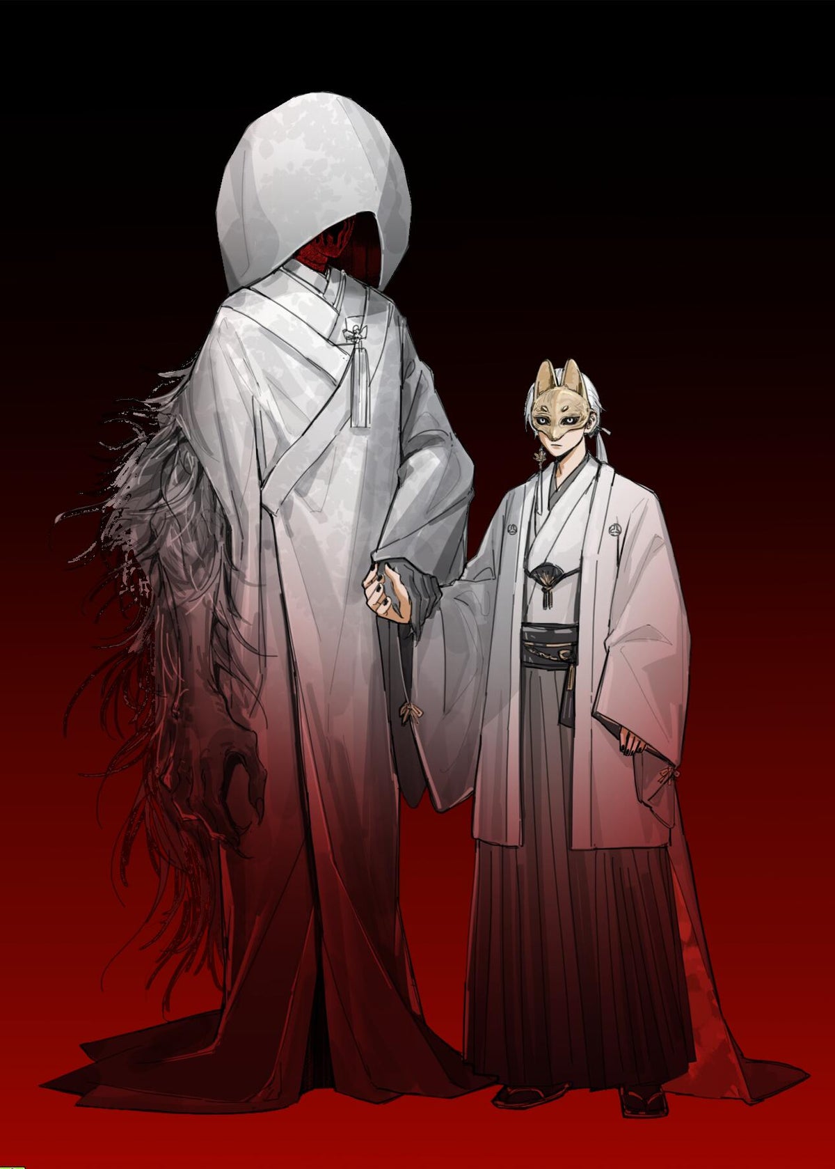 Shiromuku | 4-Piece SILENT HILL f Custom Asian Bridal Kimono (白无垢)