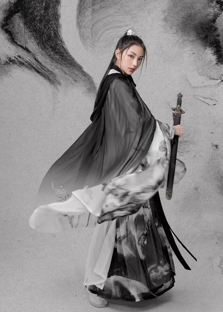Ink Shadow | 3-Piece Unisex Hanfu (墨影)