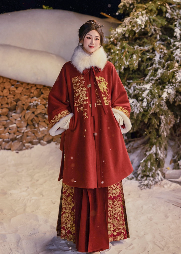 Yearly Bloom | Modern 4-Piece Mamian Dress Set (年年)