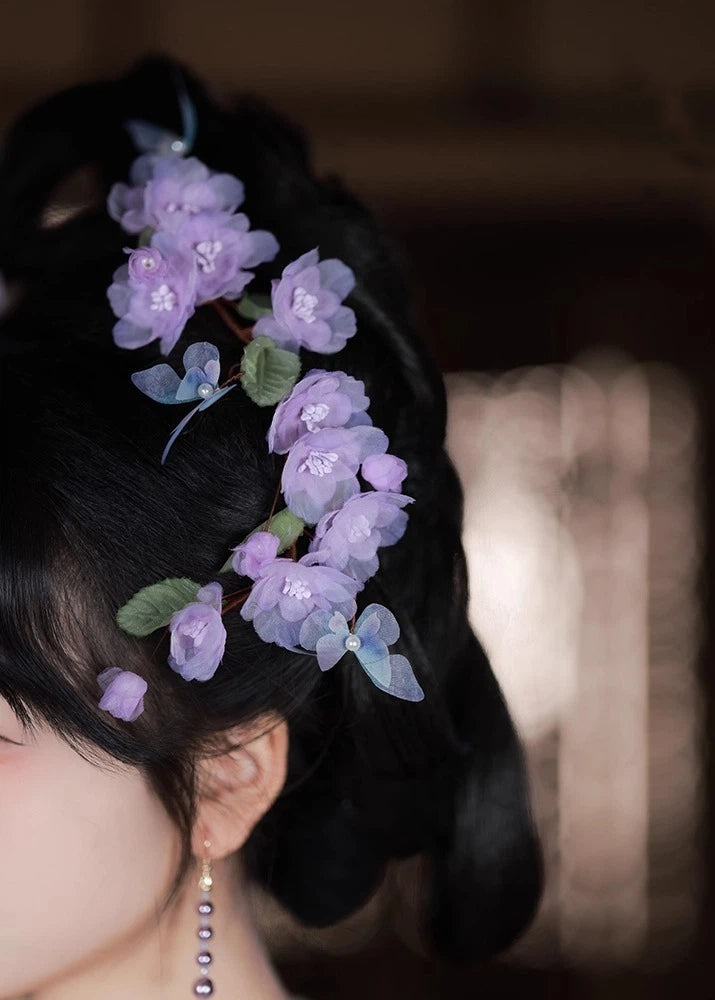 Crape Myrtle | Flower Hair Piece (紫薇花)