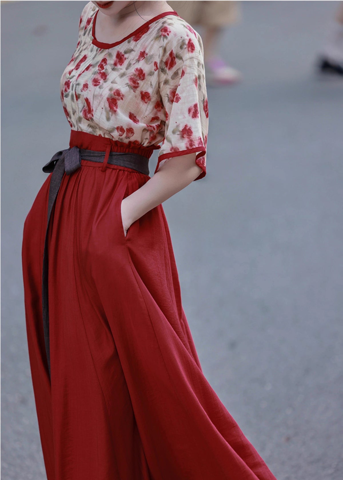 Rose Tea | 2-piece Hanfu Set (玫瑰冰茶)