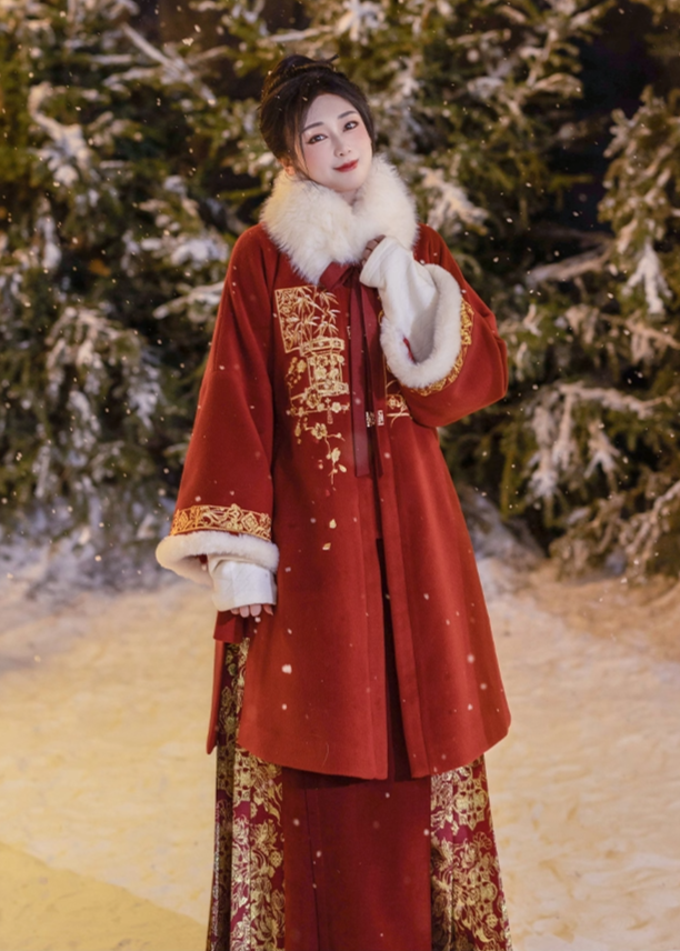 Yearly Bloom | Modern 4-Piece Mamian Dress Set (年年)