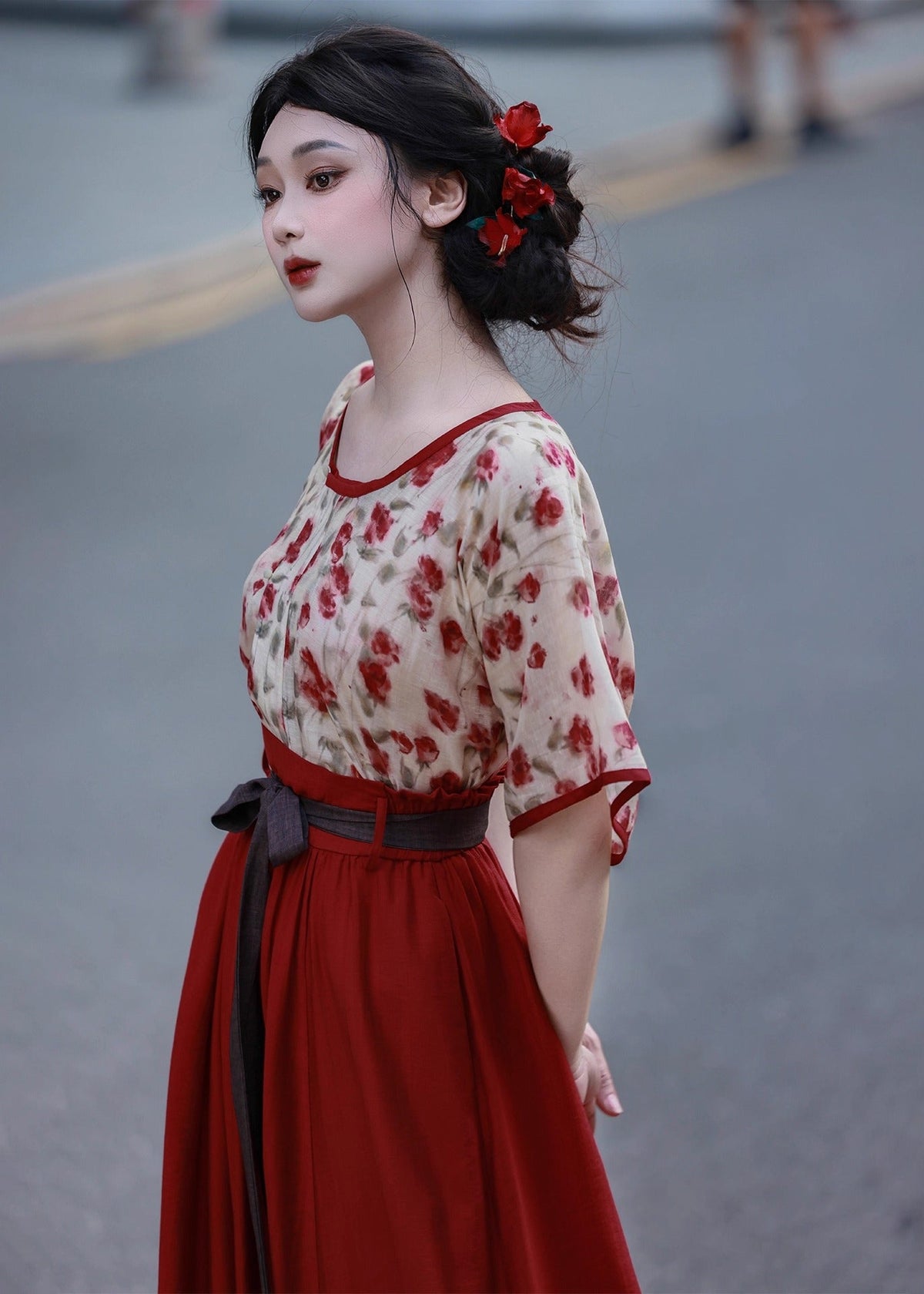 Rose Tea | 2-piece Hanfu Set (玫瑰冰茶)