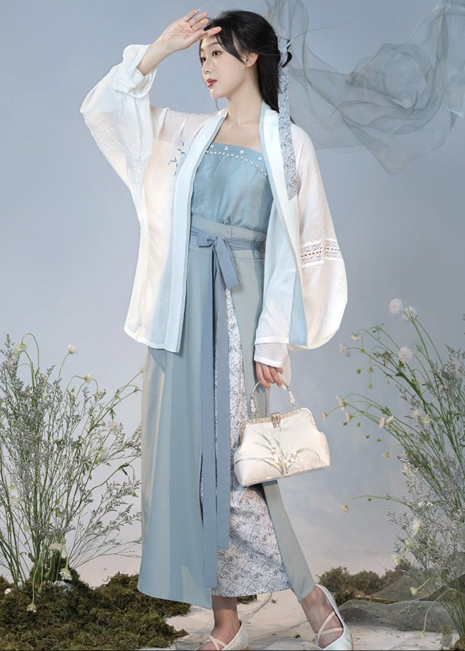 Blue Jasmine | 4-Piece Hanfu (蓝茉莉)