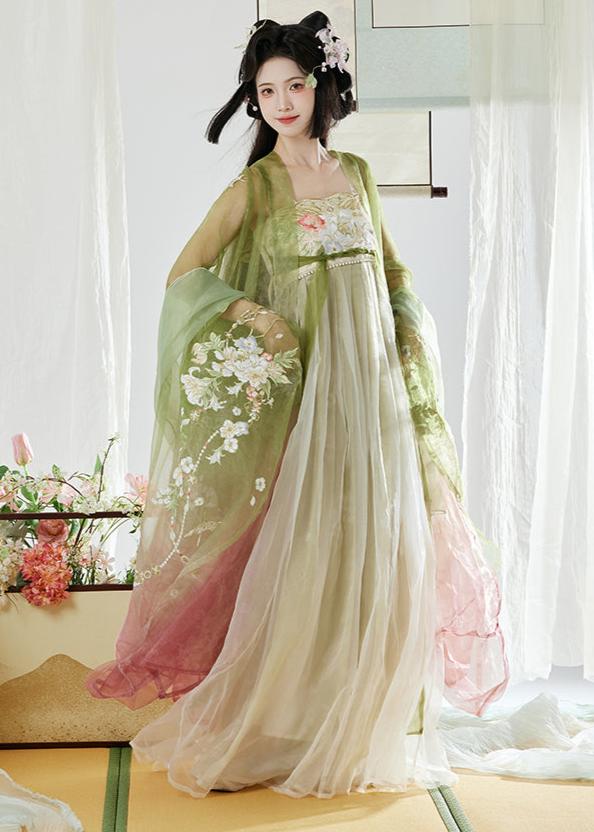 Golden Branch | 2-Pieces Embroidered Hanfu (金枝)