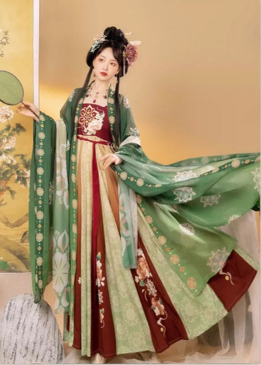 Crimson Glow | 3-Piece Plus Hanfu (绛霞)