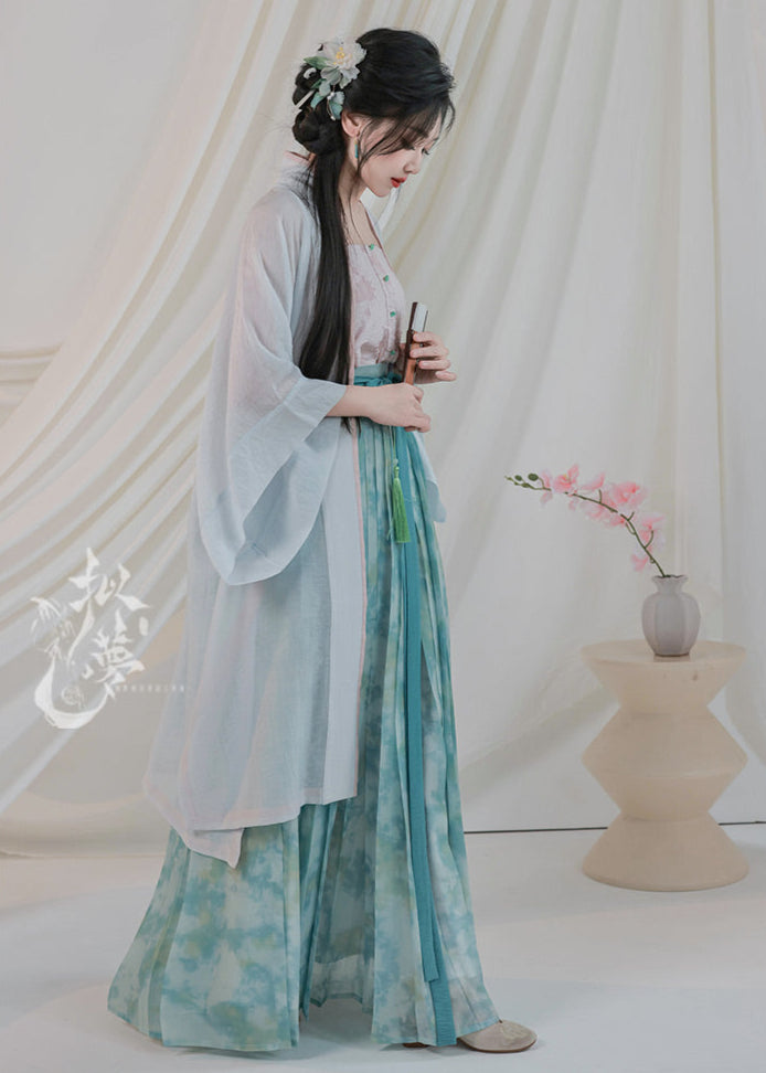 Gracia del loto | Hanfu de 4 piezas (荷花娇)